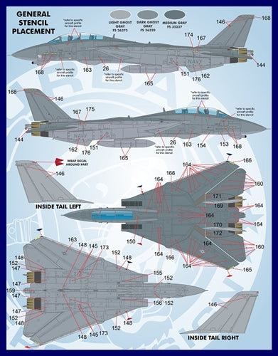 FURBALL F/D&S-4819 1/48 Tomcat Color & Marking Part X