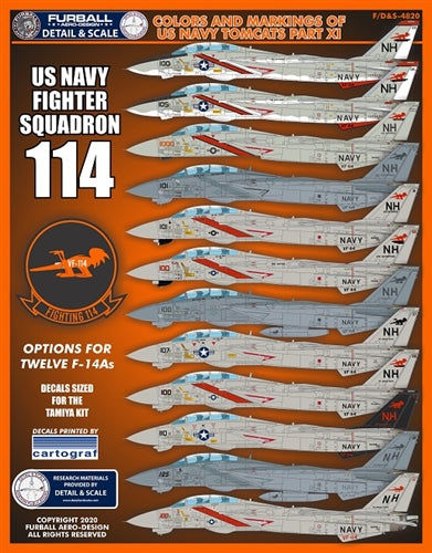 FURBALL F/D&S-4820 1/48 Tomcat Color & Marking Part XI