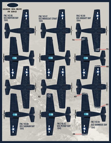FURBALL F/D&S-4822 1/48 Color and markings of the FM-2 Wildcat