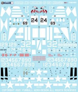 FURBALL F/D&S-4824 1/48 Color & Markings of the F6F-5 Hellcat Part 2