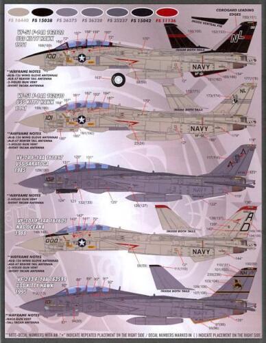 FURBALL FDS-4825 1/48 Tomcat Colors Markings Part XII