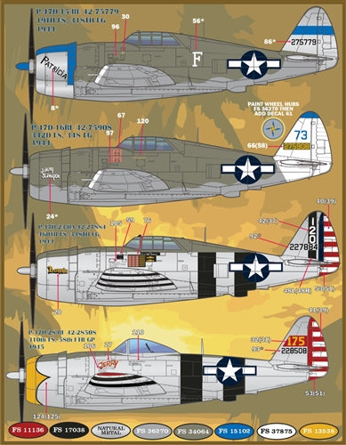 FURBALL F/D&S-4831 1/48 P-47 Coloring and Markings Part 3