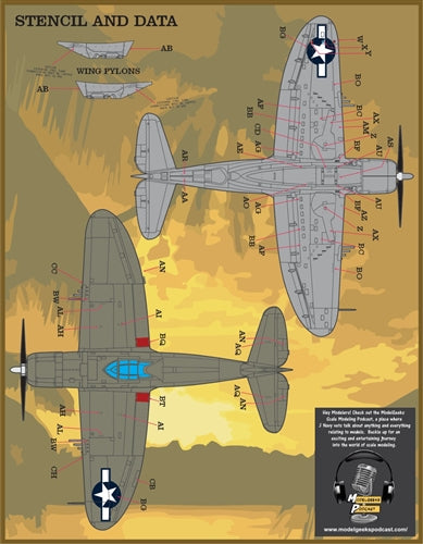 FURBALL F/D&S-4831 1/48 P-47 Coloring and Markings Part 3