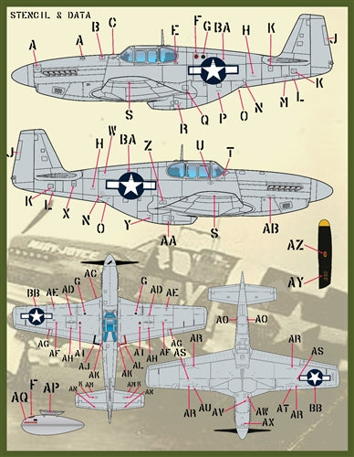 FURBALL F/D&S-4834 1/48 P-51B/C Coloring and Markings Part 1