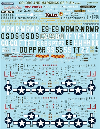 FURBALL F/D&S-4834 1/48 P-51B/C Coloring and Markings Part 1