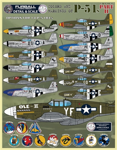 FURBALL F/D&S-4835 1/48 P-51B/C Coloring and Markings Part 2