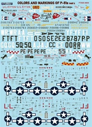 FURBALL F/D&S-4835 1/48 P-51B/C Coloring and Markings Part 2