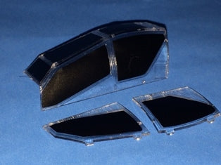 FURBALL FMS-016 1/48 Vinyl mask set for canopy and wheel hubs of AH-64A and AH-64D Apache helicopters.（For Hasegawa）
