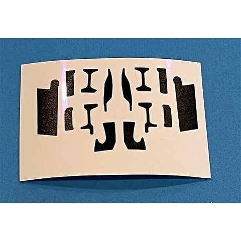 FURBALL 1/48 FVD48-002 F-16 Vinyl Structural Reinforcement Plates (For Tamiya)