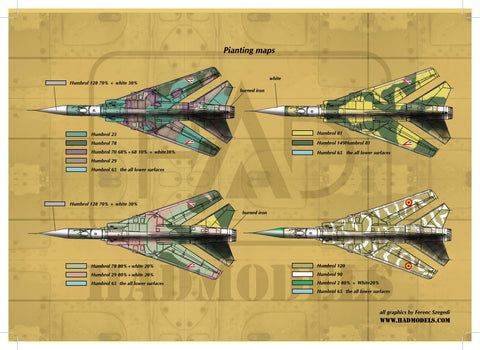 HAD Models 32032 1/32 MiG-23 MF / MLD decal sheet