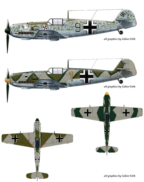 HAD Models 32052 1/32 Messerschmitt Bf 109 E-4 decal sheet