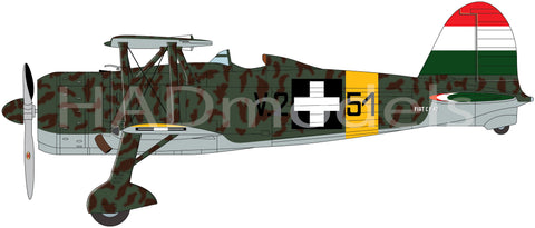 HAD Models 32074 1/32 CR-42 Royal Hungarian Air Force with Cross insignias for ICM kit