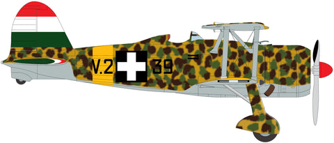 HAD Models 32074 1/32 CR-42 Royal Hungarian Air Force with Cross insignias for ICM kit