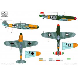 HAD Models 48087/2018 1/48 Messerschmitt Bf 109 F-4/b part II decal sheet