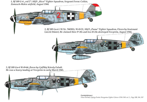 HAD Models 48175 1/48 Messerschmitt Bf 109 G-6 decal sheet