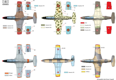 HAD Models 48183 1/48 L-29 decal sheet