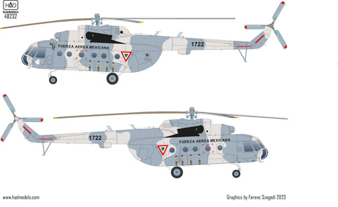 HAD Models 48232 1/48 Mi-17 decal sheet