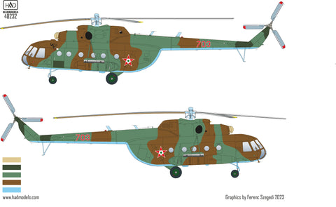 HAD Models 48232 1/48 Mi-17 decal sheet