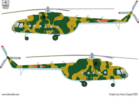 HAD Models 48232 1/48 Mi-17 decal sheet