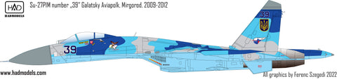 HAD Models 48257 1/48 Ukrainian Su-27 P1M (Flanker B) decal sheet
