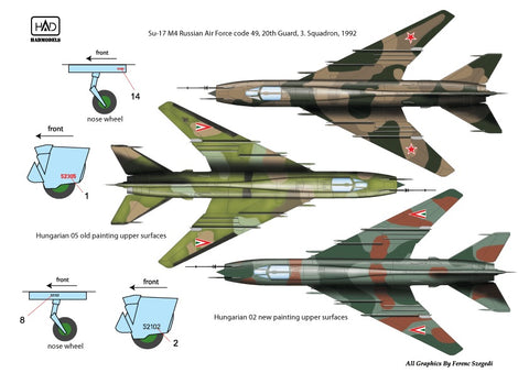 HAD Models 72172 1/72 Su-17 / 22 decal sheet