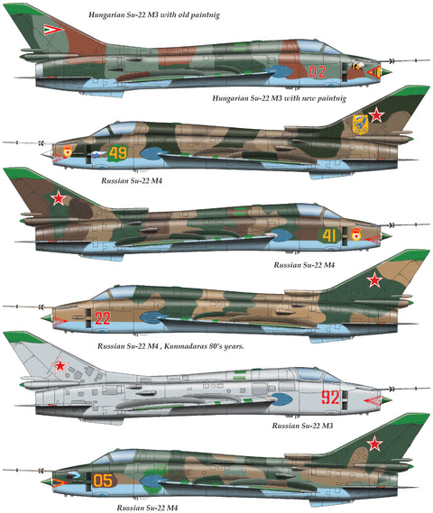 HAD Models 72172 1/72 Su-17 / 22 decal sheet