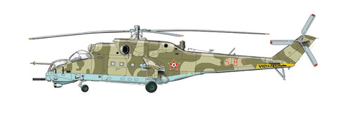 HAD Models 72193 1/72 Mi-24V in Hungarian Service decal sheet