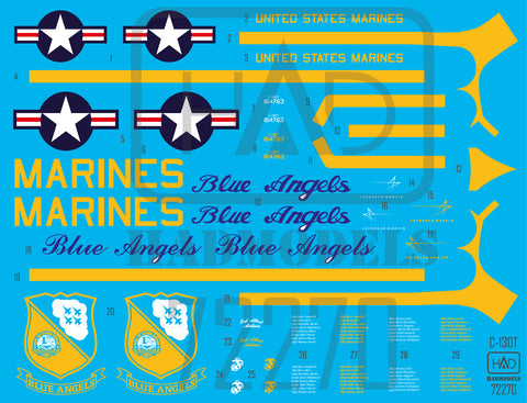 HAD Models 72270 1/72 C-130T ”Fat Albert” decal sheet