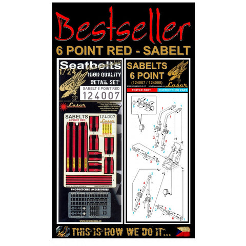 HGW 124007 1/24 Sabelt Red - Six Point