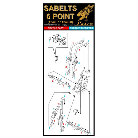 HGW 124008 1/24 Sabelt Blue - Six Point