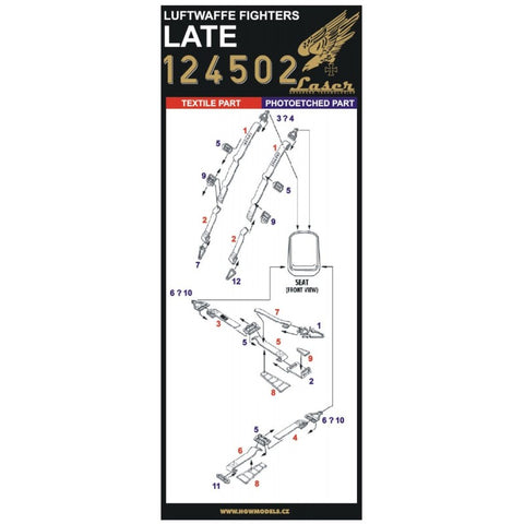 HGW 124502 1/24 Luftwaffe Fighters - Late