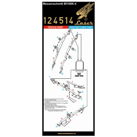 HGW 124514 1/24 Bf109K-4
