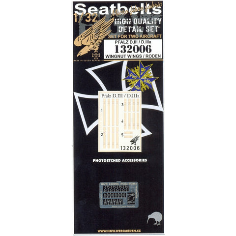 HGW Models 132006 1/32 Pfalz D.III/D.IIIa 2 sets | Wingnut Wings, Roden