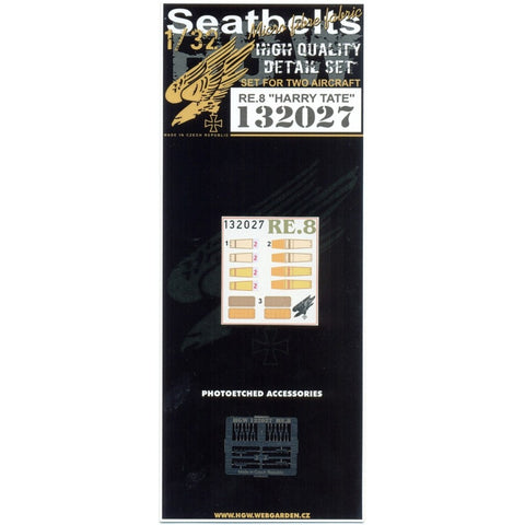 HGW Models 132027 1/32 RE.8 Harry Tate 2 sets | Wingnut Wings
