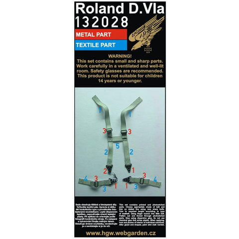 HGW Models 132028 1/32 Roland D.Via 2 sets | Wingnut Wings