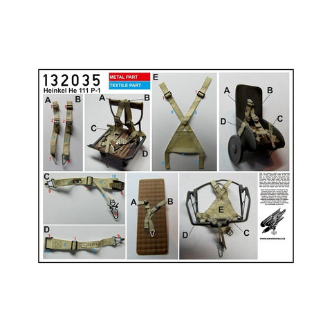 HGW Models 132035 1/32 Heinkel He 111P + Resin Seat resin parts included | Revell