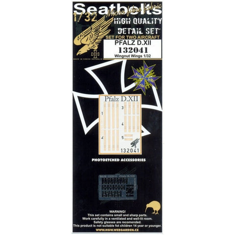 HGW Models 132041 1/32 PFALZ D.XII 2 sets | Wingnut Wings