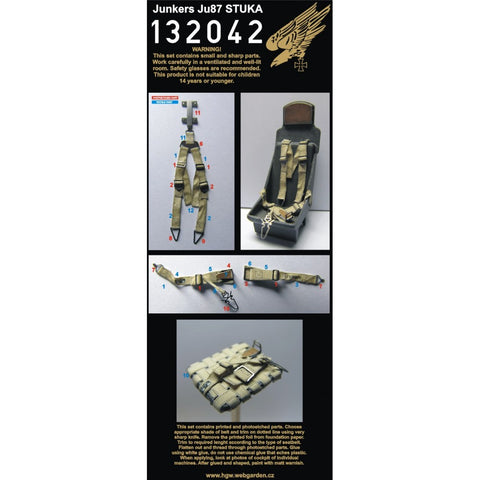 HGW Models 132042 1/32 Junkers Ju 87D/Ju 87G Stuka 2 sets | Hasegawa, Revell