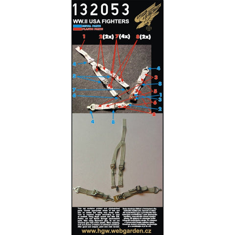 HGW Models 132053 1/32 U.S. Fighters 2 sets | WWII era