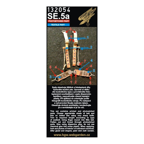 HGW Models 132054 1/32 SE.5a 2 sets | Wingnut Wings, Roden