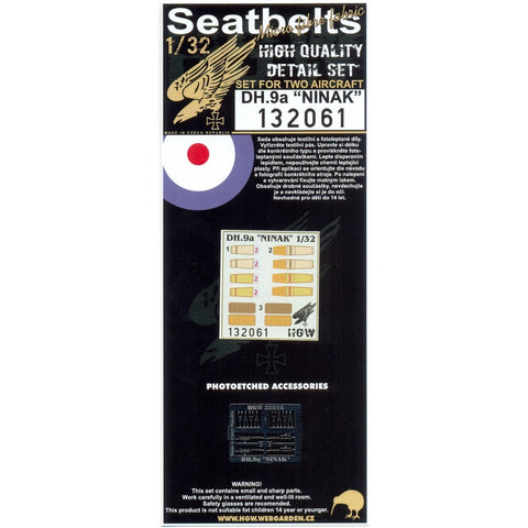 HGW Models 132061 1/32 Airco DH.9a NINAK 2 sets | Wingnut Wings