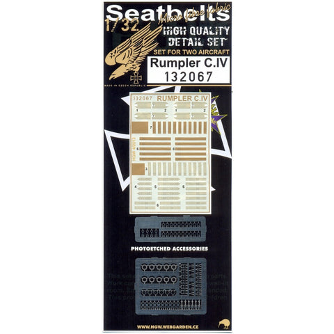 HGW Models 132067 1/32 Rumpler C.IV 2 sets | Wingnut Wings