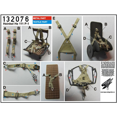 HGW Models 132076 1/32 Heinkel HE 111 2 sets | Revell