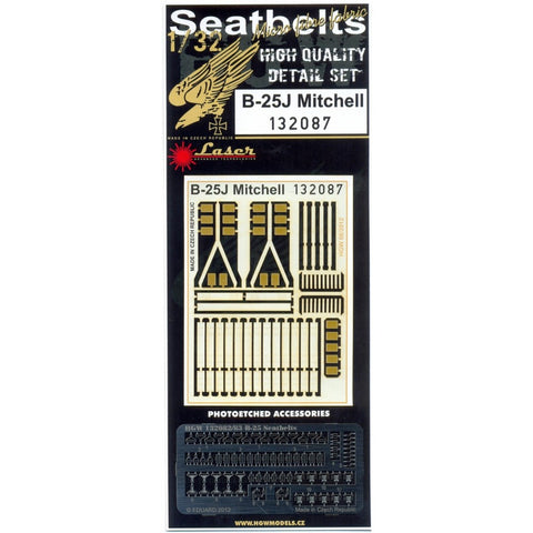 HGW Models 132087 1/32 B-25J Mitchell - Off-White pre-cut (laser) | HK Models