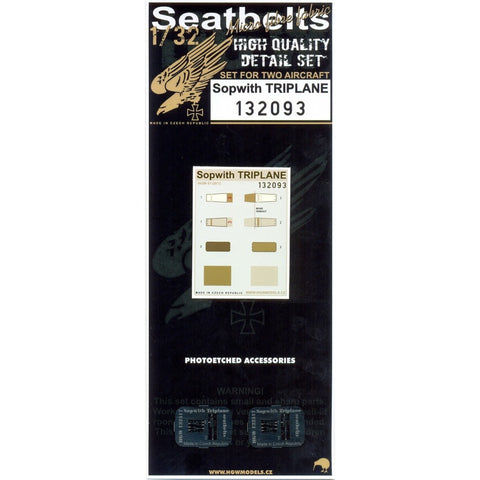 HGW Models 132093 1/32 Sopwith Triplane 2 sets | Wingnut Wings