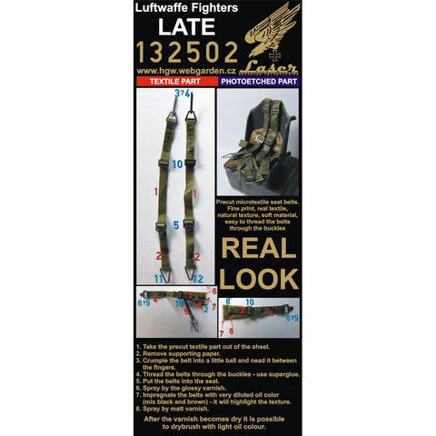 HGW Models 132502 1/32 Luftwaffe Fighters - Late pre-cut (laser)
