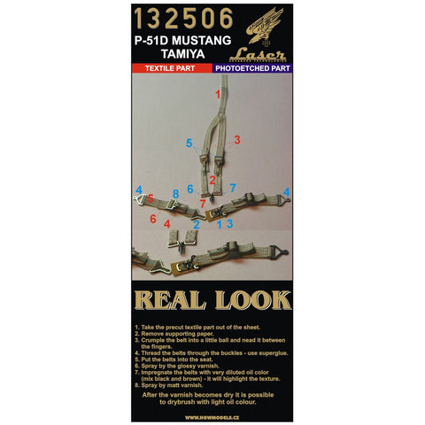 HGW Models 132506 1/32 P-51D Mustang pre-cut (laser) | Tamiya etc.