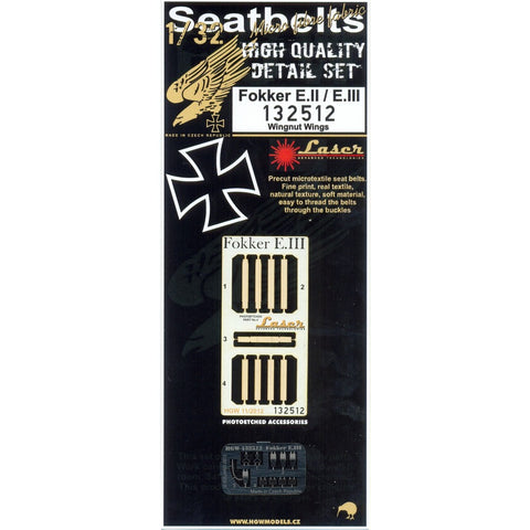 HGW Models 132512 1/32 Fokker E.II / E.III pre-cut (laser) | Wingnut Wings