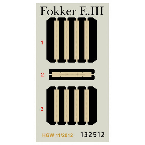 HGW Models 132512 1/32 Fokker E.II / E.III pre-cut (laser) | Wingnut Wings