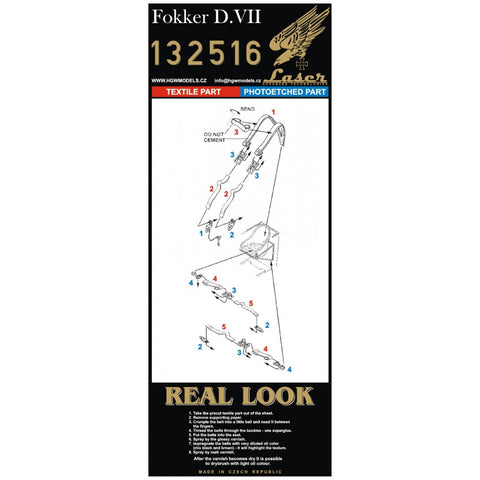 HGW Models 132516 1/32 Fokker D.VII pre-cut (laser) | Wingnut Wings